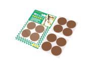 Furniture Feet Anatiskid Adhesive Pad Floor Protector 38mm Dia 16pcs Camel Tone