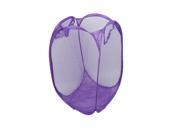 Foldable Lingerie Delicate Bra Mesh Wash Bag Home Household Net Washing Laundry Basket Purple