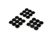 Desk Legs Surface Protection Furniture Felt Pads Black 22mm Diameter 27pcs