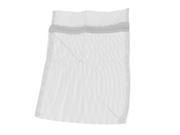 Zipper Lingerie Delicate Clothes Mesh Wash Bag Home Household Net Washing Laundry Bag White