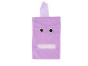 Household Cartoon Style Toilet Roll Paper Tissue Box Holder Purple W Strap
