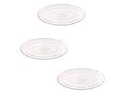 Household Kitchen Stainless Steel Oval Shaped Food Fruit Dish Plate Tray 3pcs