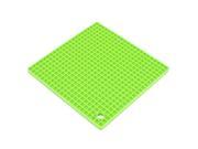 Kitchen Silicone Square Shaped Antislip Heat Resistant Mat Green