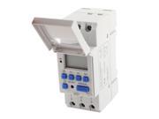 Unique Bargains THC15A AC DC 24V Digital LCD Weekly Programmable Timer Time Relay Switch