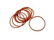 Unique Bargains 10 Pcs 68mm Outside Dia 3mm Thickness Silicone O Ring Seal