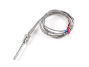 Unique Bargains K Type 2 x 0.2 Temperature Controller Earth Thermocouple Probe 2M