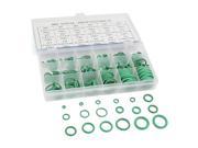 Unique Bargains 18 Sizes Car Air Conditioning O Rings Seal Coupling Assortment Kit Green 270PCS