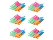 Unique Bargains Home Plastic Socks Towel Bag Clothing Clothes Clips Clamp Clothespin 72pcs