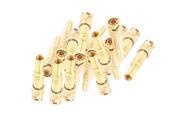 Unique Bargains 20 Pcs Twist Spring Gold plated BNC Male Plug Adapter Connector for CCTV Camera