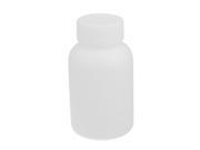 Plastic 150mL Capacity Cylinder Shape Chemical Storage Bottle White 35mm Dia