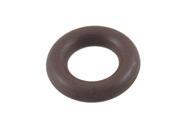 Fluorine Rubber O Ring Washer Seal 14mm x 7mm x 3.5mm Coffee Color