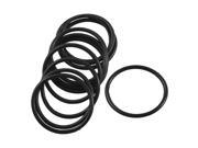 10 Pieces 19mm Inside Dia 1.5mm Thickness Rubber Oil Sealing Gasket O Ring