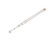 Unique Bargains 70mm to 225mm 5 Sections FM Radio TV Telescoping Antenna Replacement Silver Tone