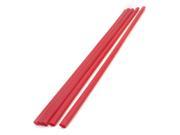 Unique Bargains 5 Pcs 125C 60cm Long 14mm Dia Red Heat Shrink Shrinkable Tubing Cable Sleeve