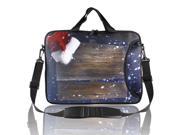 15 15.4 Retro Style Christmas Gift Handle Shoulder Laptop Sleeve Bag Pouch