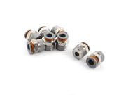 10pcs 3 8PT Male to 8mm Push in Tube Dia Pneumatic Quick Couplers