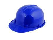 Unique Bargains Blue Hard Plastic Adjustable Building Factory Protective Hat Helmet
