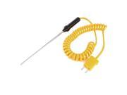 Unique Bargains 3mm Dia Probe 0 120C Range Coiled Thermocouple K Type 100mm Long