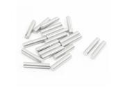 Unique Bargains 20Pcs Stainless Steel 15mm x 3mm Round Rod Stock for RC Airplane Model