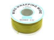 Unique Bargains PCB Solder Flexible P N B 30 1000 30AWG Wire Cable Wrapping Wrap 200M Yellow