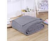 Luxury Collection Soft Fleece All Season Throw Bed Blanket Dark Gray 150 x 120cm