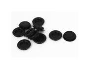 10pcs Black Rubber Closed Blind Blanking Hole Wire Cable Gasket Grommets 14mm