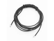Unique Bargains Black 18AWG Glass Fibre Industrial Electric Devices Silicone Wire 2M