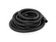 Black Flexible Corrugated Hose Tubing 14.5x18.5mm 3.8M Long for Pond Pump Filter