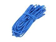 20M 3mm Dia Blue Polyolefin Heat Shrinking Wire Pipe Shrinkable Tubing Tube