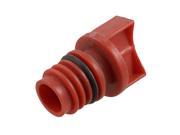 Air Compressor Spare Part 18mm Male Thread Plastic Oil Plug Red