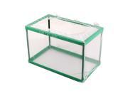 Aquarium Fishbowl Tank Floating Box Fry Shrimp Breeding Cage Net White Green