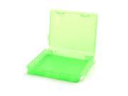 Plastic HDD External Protective Storage Box Green for 2.5 Inch SATA Hard Drive