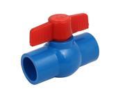 Water Pipe Plastic Straight Ball Valve Connector 1 for 32mm Dia Tube