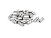 12mmx27mm Stainless Steel Glass Standoff Pins Fixing Mount Bolts Nails 25pcs