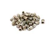 M6 Female Thread Alloy Expanding Nuts Pre inserted Nut Bronze Tone 40pcs