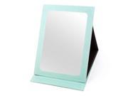 Women Paper Coated Cat Moon Pattern Cover Folding Makeup Cosmetic Mirror Green