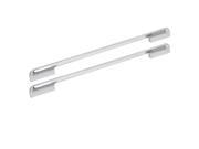 Home Office Metal Chrome Plated Pull Handle Silver Tone 320mm Hole Spacing 2pcs