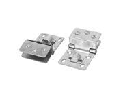 Rectangle Shaped Metal Clip Clamps Support 2pcs for 11mm Thickness Glass