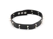 Unisex Faux Leather Adjustable Pin Buckle Closure 3 Holes Wrap Band Bracelet