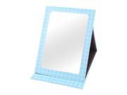 Lady Paper Coated Cloud Lightning Pattern Cover Makeup Cosmetic Mirror Sky Blue