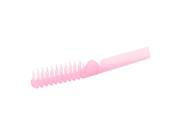 Household Hairdressing Plastic Teeth 2 Ways Styling Foldable Hair Comb Pink