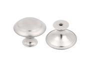 Furniture Chest Closet Alloy Single Hole Round Pull Knobs 30mmx23mm 2pcs