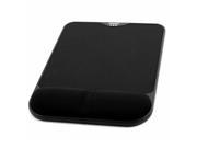 Wrist Protect Design Soft Memory Foam Mouse Pad Black for Desktop Computer
