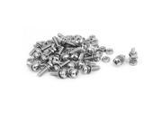 M4 x 14mm 304 Stainless Steel Phillips Pan Head Screws Nuts w Washers 30 Sets