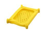 Silicone HDD External Protective Shell Case Yellow for 2.5 Inch Hard Drive