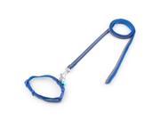Puppy Dog Pet Bell Decor Reflective Collar Walking Training Lead Rope Leash Blue
