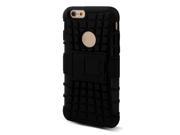 Cell Phone Plastic Stand Design Anti slip Back Case Cover Black for iphone 6s