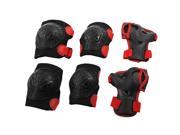 Roller Skating Biking Knee Elbow Wrist Support Protective Pads Safety Gear Set