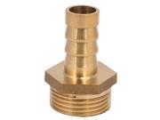 3 4BSP Male Thread 14mm Dia Straight Hose Barb Plug Pipe Connector Joint Fitting
