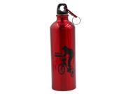 Cycling Bike Outdoor Aluminum Alloy 750ML Water Bottle Vacuum Flask Red